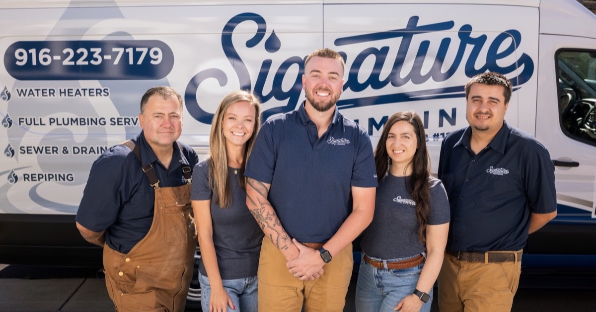 Signature Plumbing cover